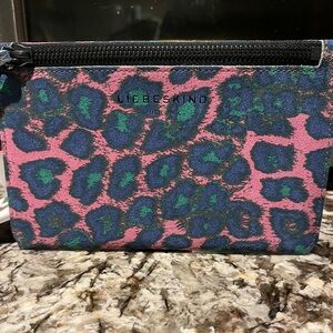 Liebeskind Berlin Kiwi Leopard Suede Pouch